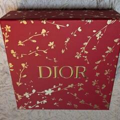 【美品】Dior　レア　花柄　ギフトボックス　箱のみ　限定デザイン　赤の画像