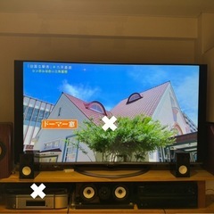 ホームシアターセット　スピーカー　ウーファー　AVアンプの画像