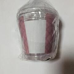 (新品)ドーム型ふた付きクリアカップ2P[ヴィンテージキャット]の画像