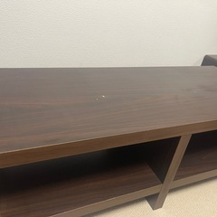 【中古・無料】テレビボード　茶の画像