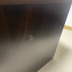 【中古・無料】テレビボード　茶の画像