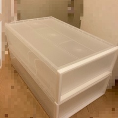 衣装ケース2個セット 無印良品(MUJI)の画像