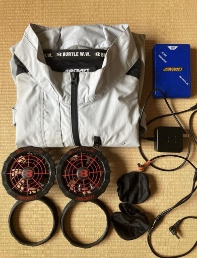 バートル　空調服　バッテリー、ファン付き
