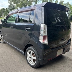 コミコミ価格！すぐ乗れます！ワゴンR 4WD黒　車検ロング！令和9年8迄の画像
