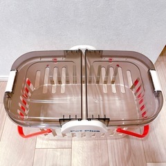 【美品✨️】猫 ねこ プラスチック 猫ケース ペットキャリーPet Plus ペット用バスケット ケージ 小動物用品 ペットキャリーケース  の画像