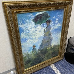 モネ 日傘を差す女