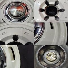 ディーン クロスカントリー 白 265/70R/16 スタッドレス 16インチ ブリザック 22年製 バリ溝 ランクル70 ランクル60 プラドの画像