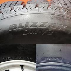 ディーン クロスカントリー 白 265/70R/16 スタッドレス 16インチ ブリザック 22年製 バリ溝 ランクル70 ランクル60 プラドの画像