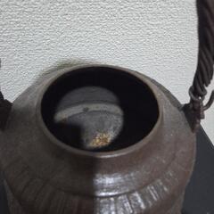 マニアな方如何でしょうか♪当時物昭和レトロ 珍しい形の南部鉄器！※直径20cmタイプ 直接手渡し限定で場所は東京都武蔵村山市の画像