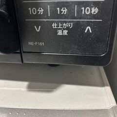 オーブンレンジ　電子レンジ　RE-F161-W ブラック　2021年製の画像