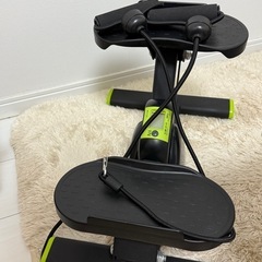 AORTD ステッパー 家庭用 エクササイズ ハンドル付き おすすめ 筋トレ 静音 健康器具 トレーニング ステップ台 室内 運動器具 宅トレ 健康 足腰 足踏み 踏むだけ 高齢者 お腹 ウエスト 有酸素運動の画像