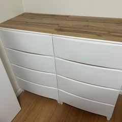 山善　衣類収納　チェスト　4段の画像