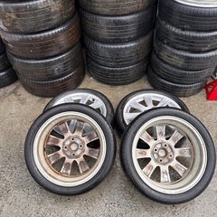 ダイハツ　ムーブ　純正ホイールタイヤセット　4本　165/50R16の画像