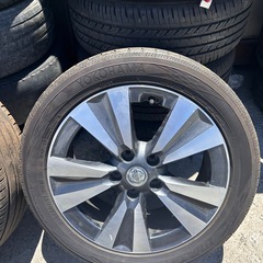 日産　リーフ　純正ホイールタイヤセット　215/50R17の画像