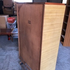 みやざき木工 レトロ調な金具つきの桐ダンス風の整理タンス 引き出し6段 86cm×45cm×高さ140cmの画像