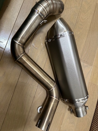 ステンレス製 マフラーセット サイレンサー付き