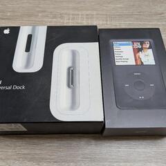 Apple iPod classic 80GB MB147J/A ＋Universal Dock MA045G/Cの画像