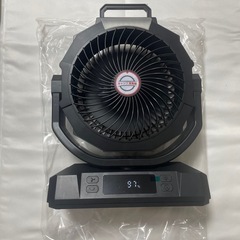 【新品】キャンプ 扇風機 アウトドア 超強風力 自動首振り 車中泊 防災 熱中症の画像