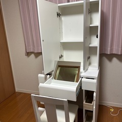 (お渡し先決定しました)ドレッサー　鏡台(三面鏡)の画像