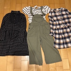 140cmこども服　女の子　夏〜秋物　まとめ売り 15点　BEBE  GU. UNIQLO ディズニーなど の画像