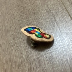 福島県 ピンバッジ 刺繍の画像