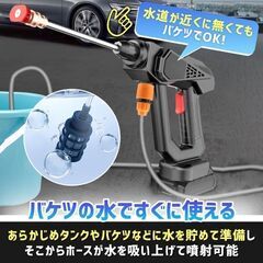 【お話し中です】未使用 ケルヒャー K2〜K5対応 工具要らず 高圧洗浄機 自吸用ホース 5ｍの画像