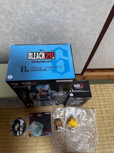 BLEACH 一番くじ B賞 グリムジョー ラストワン賞 ネリエル　D賞マユリ Amazon.co.jp: 一番くじ BLEACH Stirring Souls vol.3 B賞