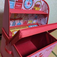 マザーガーデン うさもも キッチン風のお片付けBOXです　汚れ多めの画像