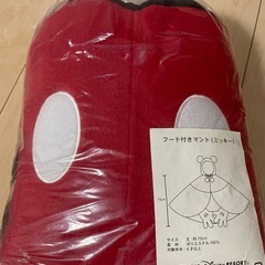 【8/19まで限定出品】新品ディズニー　フード付きマントセットの画像