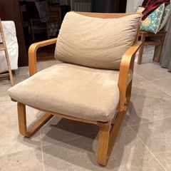 無印良品一人掛けソファの画像