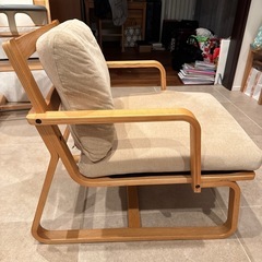 無印良品一人掛けソファの画像