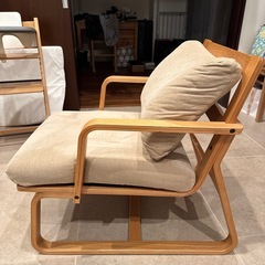無印良品一人掛けソファの画像