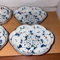 GY0812 楕円皿　中皿　4枚セット　有田焼　西山　 　和食器　陶器の画像