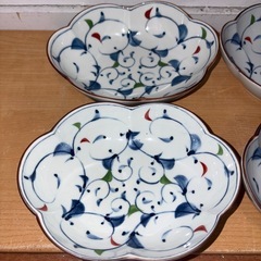 GY0812 楕円皿　中皿　4枚セット　有田焼　西山　 　和食器　陶器の画像