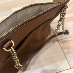 Calvin Klein ブラウン ショルダーバッグ ビジネストートバッグの画像