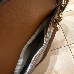 Calvin Klein ブラウン ショルダーバッグ ビジネストートバッグの画像
