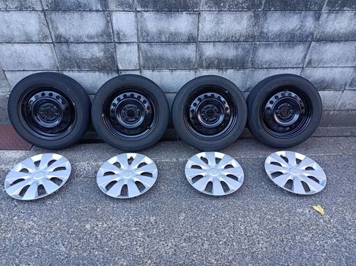 ホイール　4本 ｽﾊﾞﾙﾊﾌﾞ径 14ｲﾝﾁ ﾀｲﾔﾎｲｰﾙ4本ｾｯﾄ 4.5J PCD100 4穴 +45 (梅吉