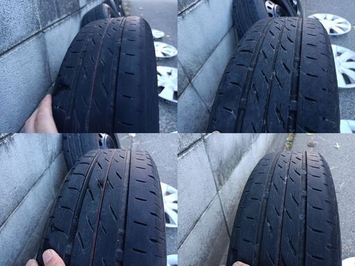 ｽﾊﾞﾙの軽〜全ﾒｰｶｰ対応 14ｲﾝﾁ ﾀｲﾔﾎｲｰﾙ4本 4.5 PCD100 4穴 +45 ｷｬｯﾌﾟなし。