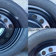 ｽﾊﾞﾙﾊﾌﾞ径 14ｲﾝﾁ ﾀｲﾔﾎｲｰﾙ４本ｾｯﾄ 4.5J PCD100 4穴 +45の画像