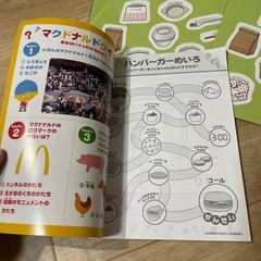 ロッテリア　マクドナルド　キッズ　ノートの画像