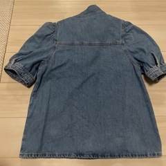 ZARA  リボンデニムトップスの画像