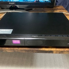 【ジャンク】SHARP AQUOS ブルーレイディスクレコーダー BD-HDS63（DVD再生・HDD録画OK）の画像