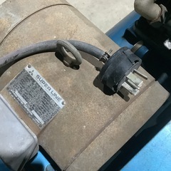 【動画有り】iwata エアコンプレッサー SP-37P 3相200v 5馬力モーター 120Lタンク 茨城県稲敷市江戸崎 の画像