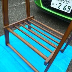 ■■■無料!!美品!!木製ハンガーラック■■■の画像
