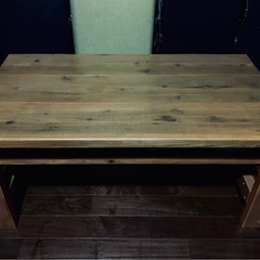 【オーダー価格55,000円 希少カラー】　OLD ASHIBA WOODPRO センター コーヒー ロー　テーブル リビング 家具の画像