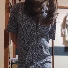 レディースメンズアロハシャッとレギンスリブセットの画像