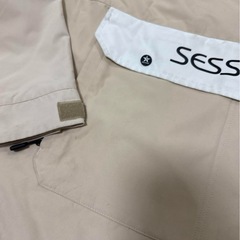 ユニセックス スノーボード ウェア セッションズ SESSIONS プルオーバージャケット ベージュの画像
