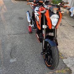 綺麗なktm duke 200の画像