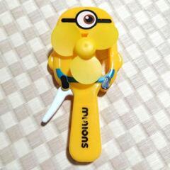 ミニオン ハンディファンとフィギュアセットの画像