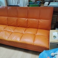 値下げ水戸市　ソファーベッド　引取り希望　早めにお願いします！の画像